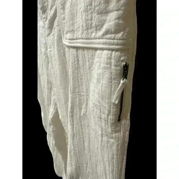 - Chico’s Soft Cargo Jogger Crinkle Cotton Pants NWT. Size 1.5. Chicos NWT - Picture 3 of 6